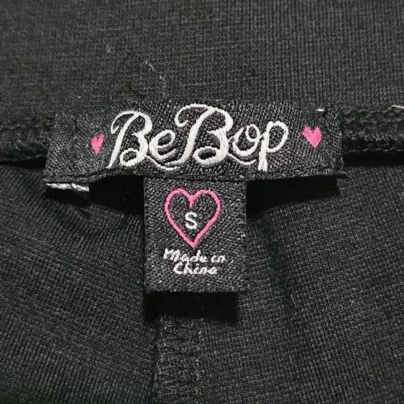 BeBop Black/gold Lace Ponte Leggings Size S NWOT - Picture 9 of 9